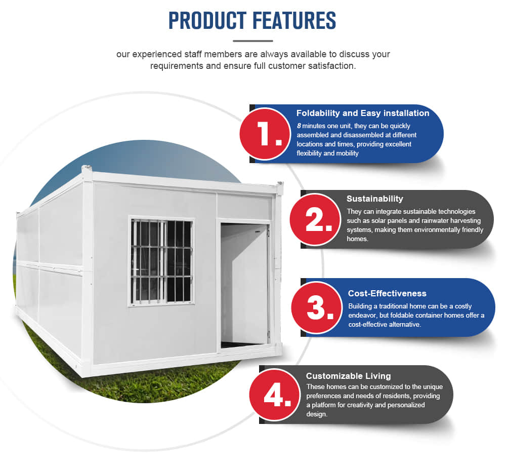 Two-story folding container house Two-story folding container house
